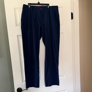 Under Armour Navy and Red Athletic Pants